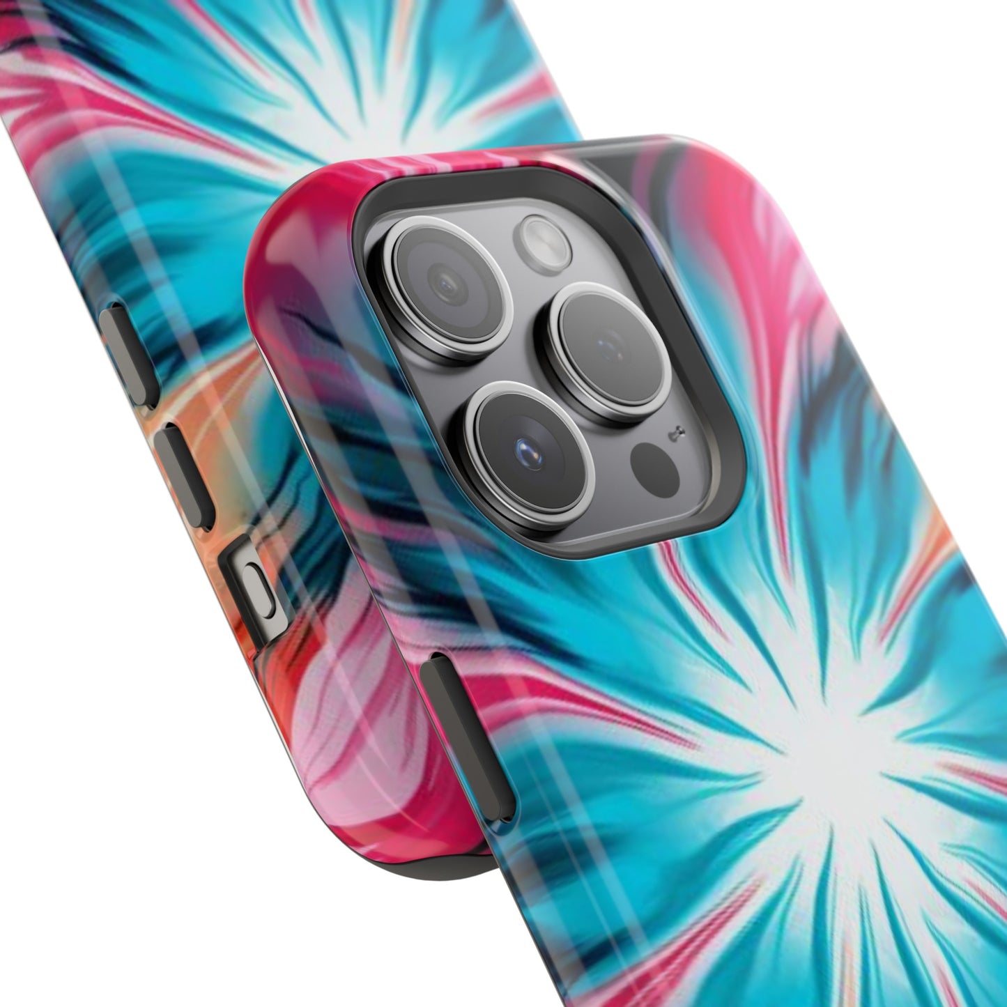 Floral tie-dye Magnetic Tough Cases