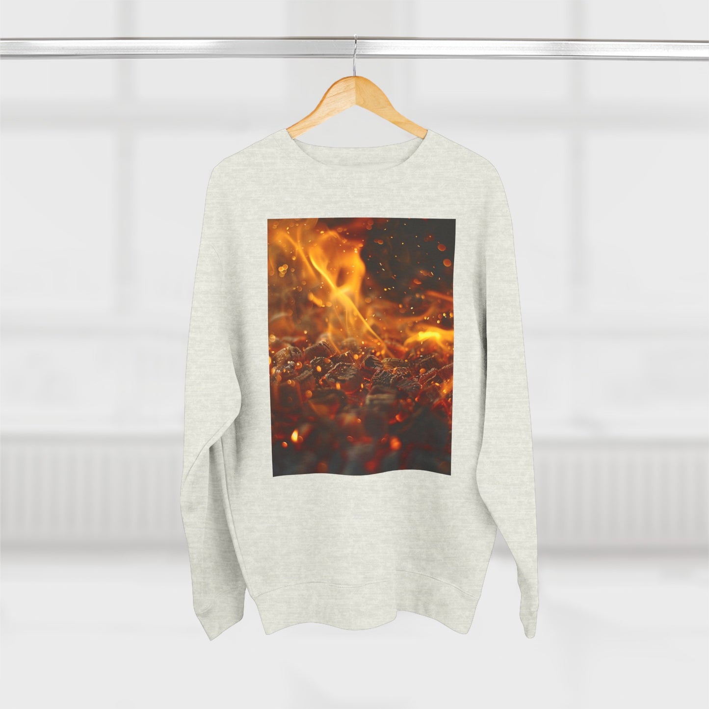 Volcano vibes,  a Unisex Crewneck Sweatshirt