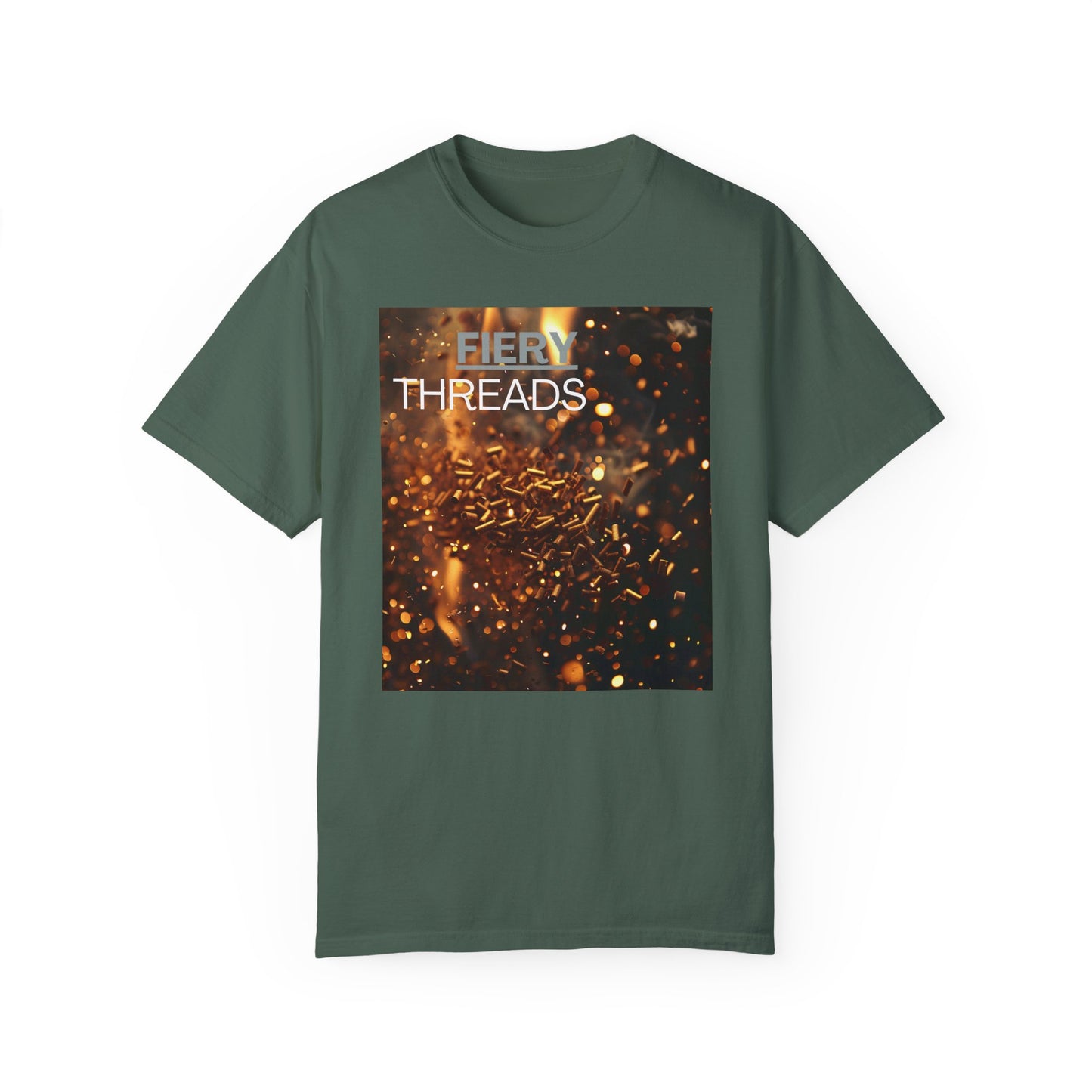 Fiery Threads, a Unisex Garment-Dyed Comfy  T-shirt