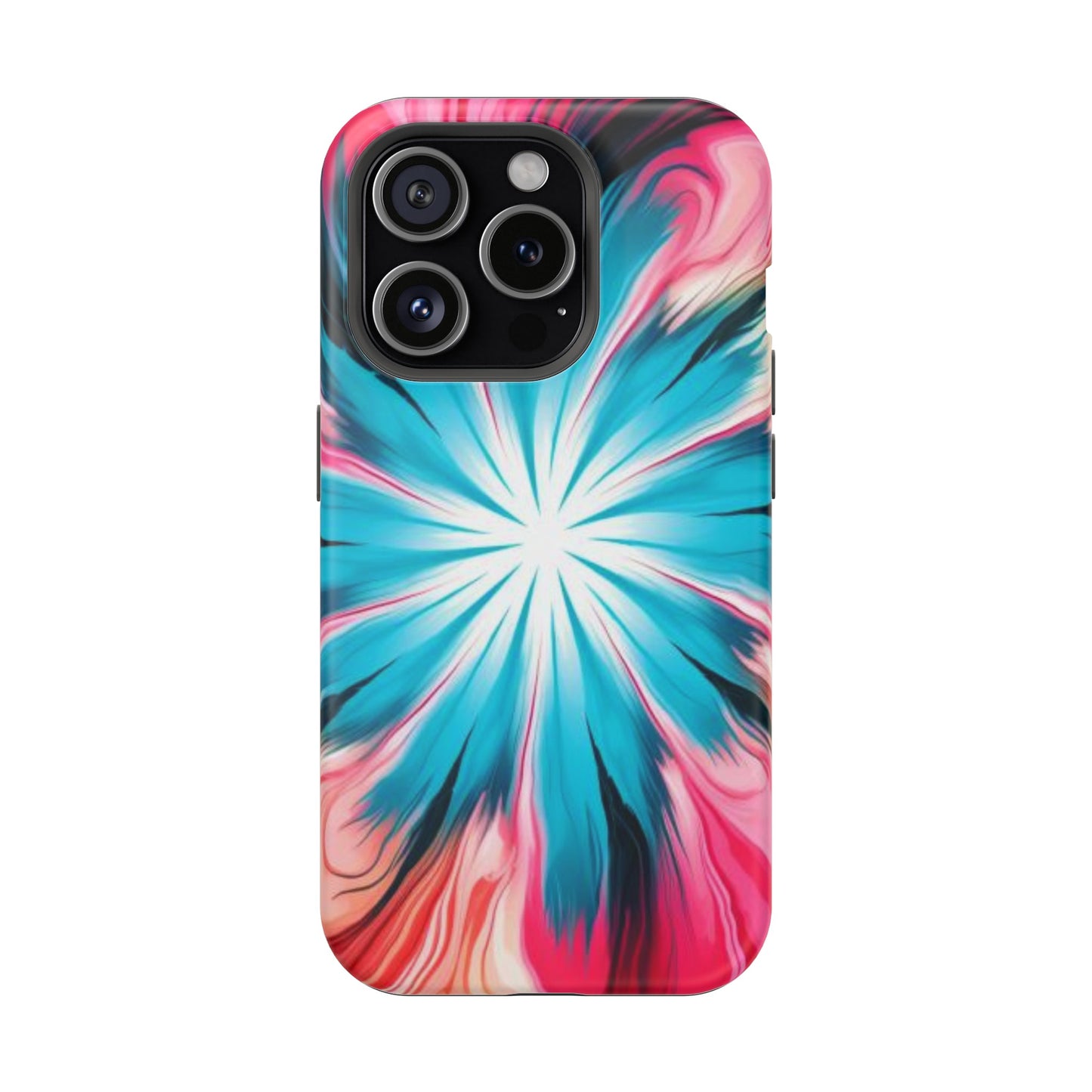 middle swirl tie-dye Magnetic Tough Cases