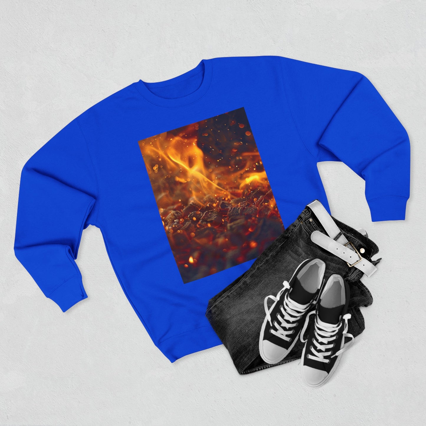 Drill of fire, Unisex Crewneck Sweatshirt