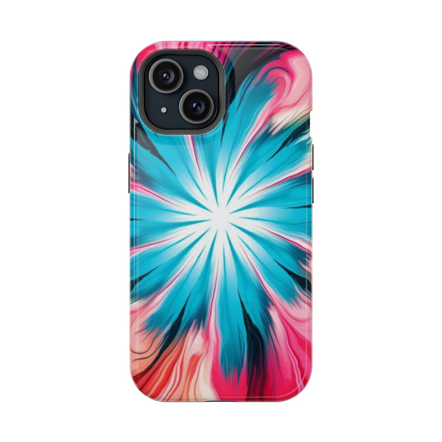 middle swirl tie-dye Magnetic Tough Cases