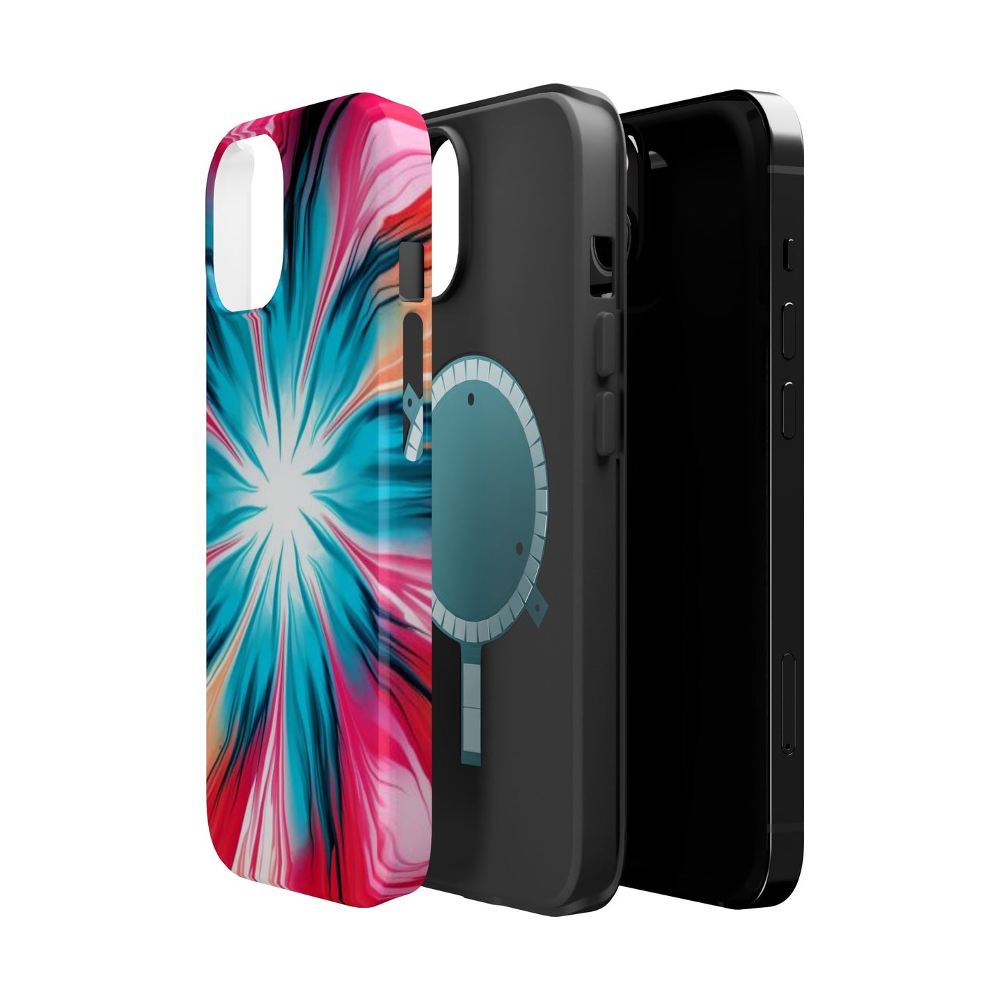 Floral tie-dye Magnetic Tough Cases