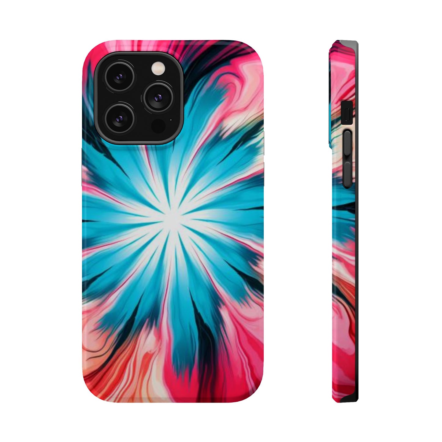 middle swirl tie-dye Magnetic Tough Cases