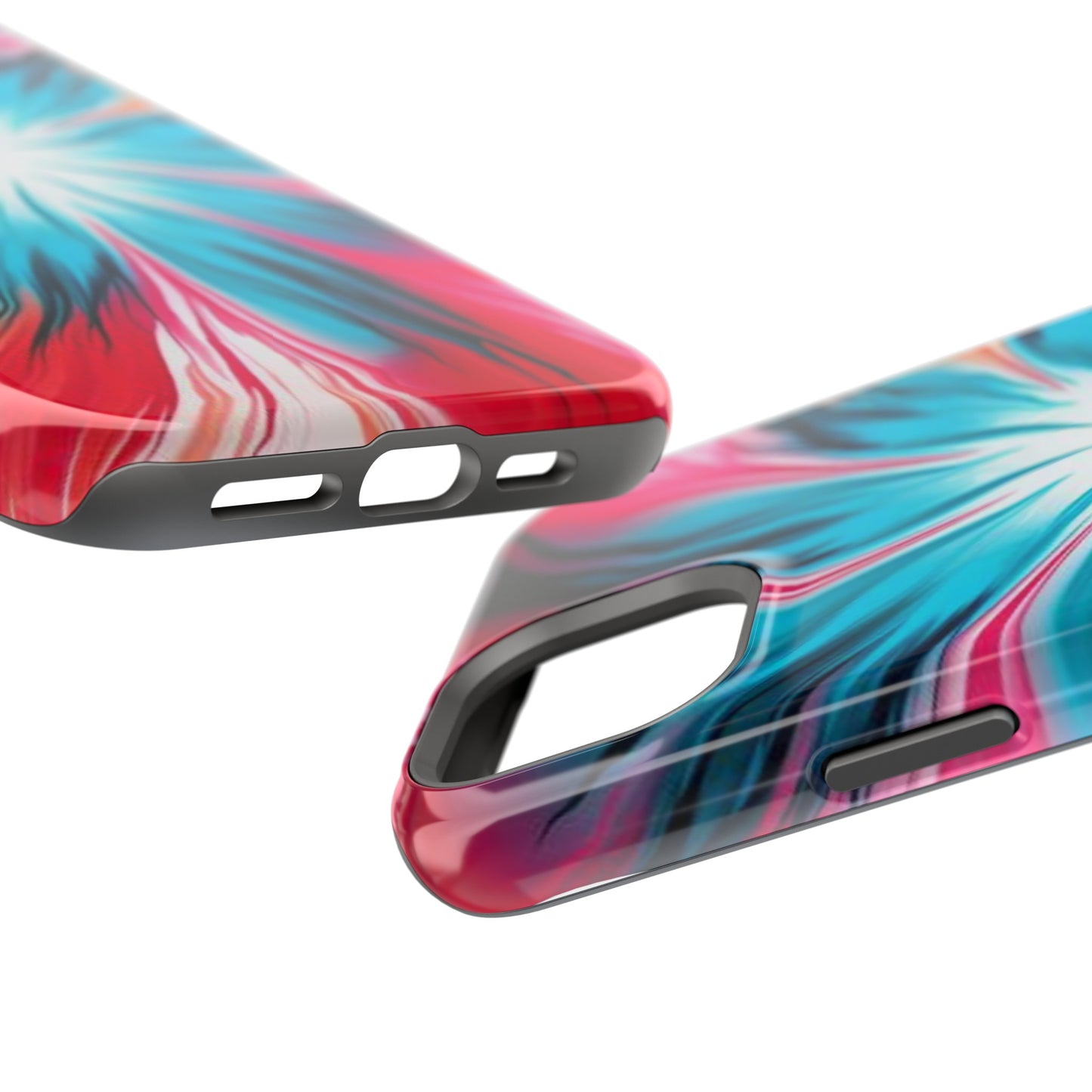 Floral tie-dye Magnetic Tough Cases