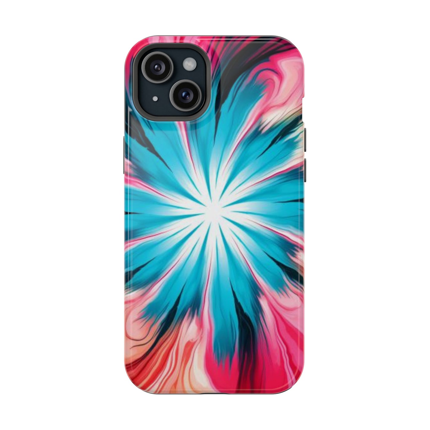 middle swirl tie-dye Magnetic Tough Cases