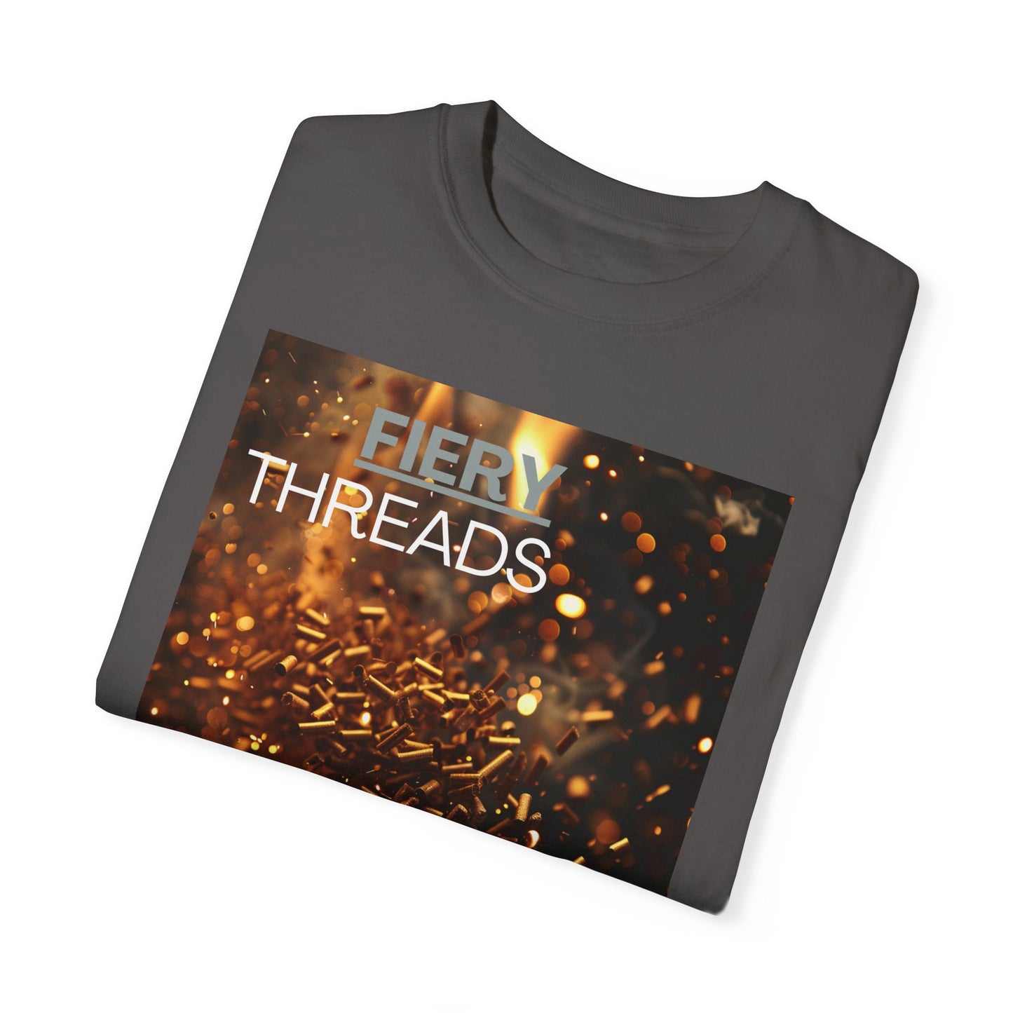 Fiery Threads, a Unisex Garment-Dyed Comfy  T-shirt