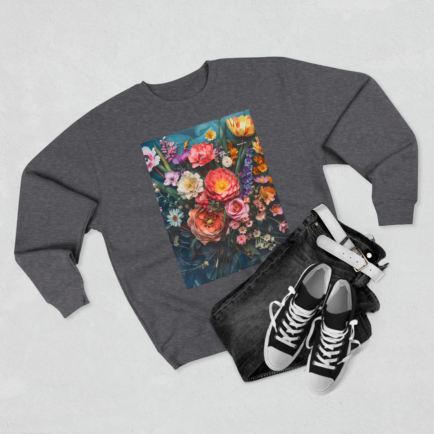 Spring Blossoms, a Unisex Crewneck Sweatshirt