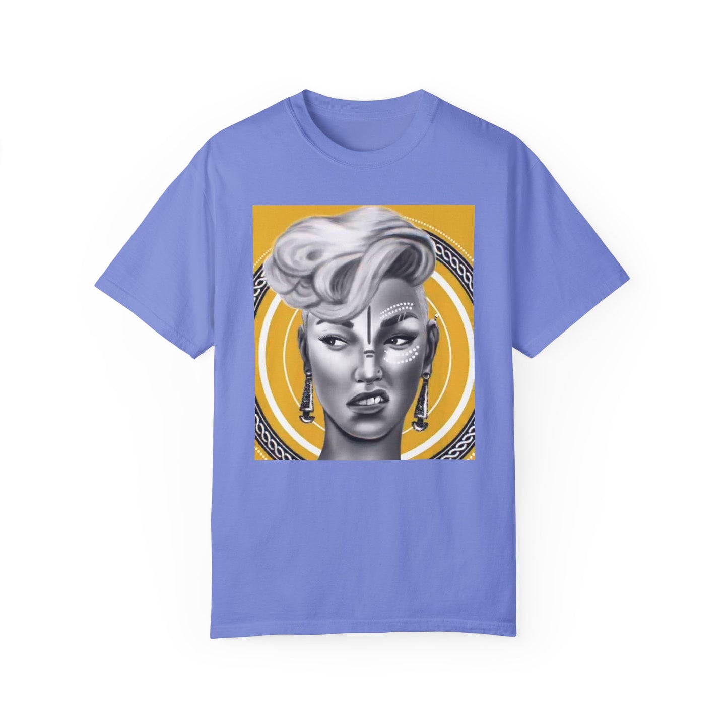 Poised Allure, a Unisex Garment-Dyed T-shirt