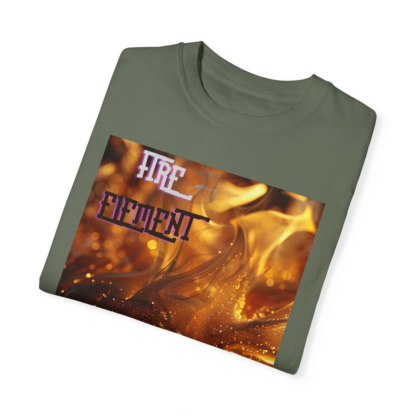 Fire Element, a Unisex Garment-Dyed T-shirt