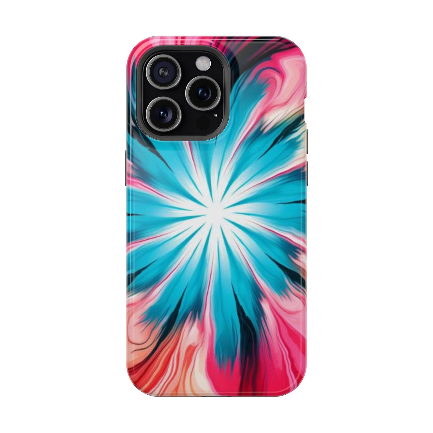 middle swirl tie-dye Magnetic Tough Cases