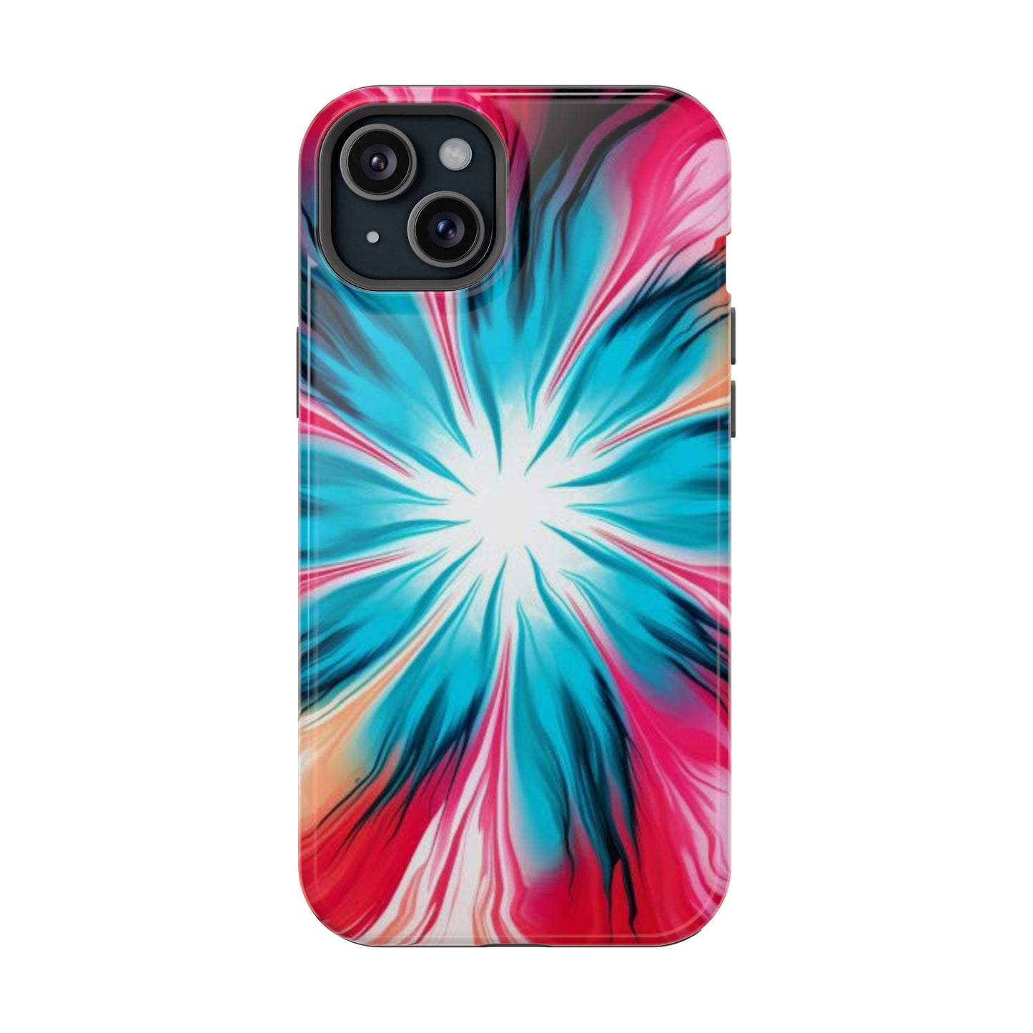 Floral tie-dye Magnetic Tough Cases