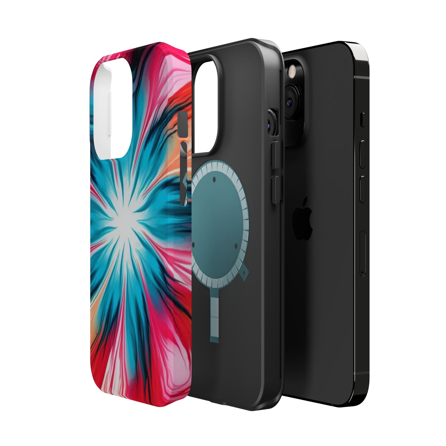 Floral tie-dye Magnetic Tough Cases