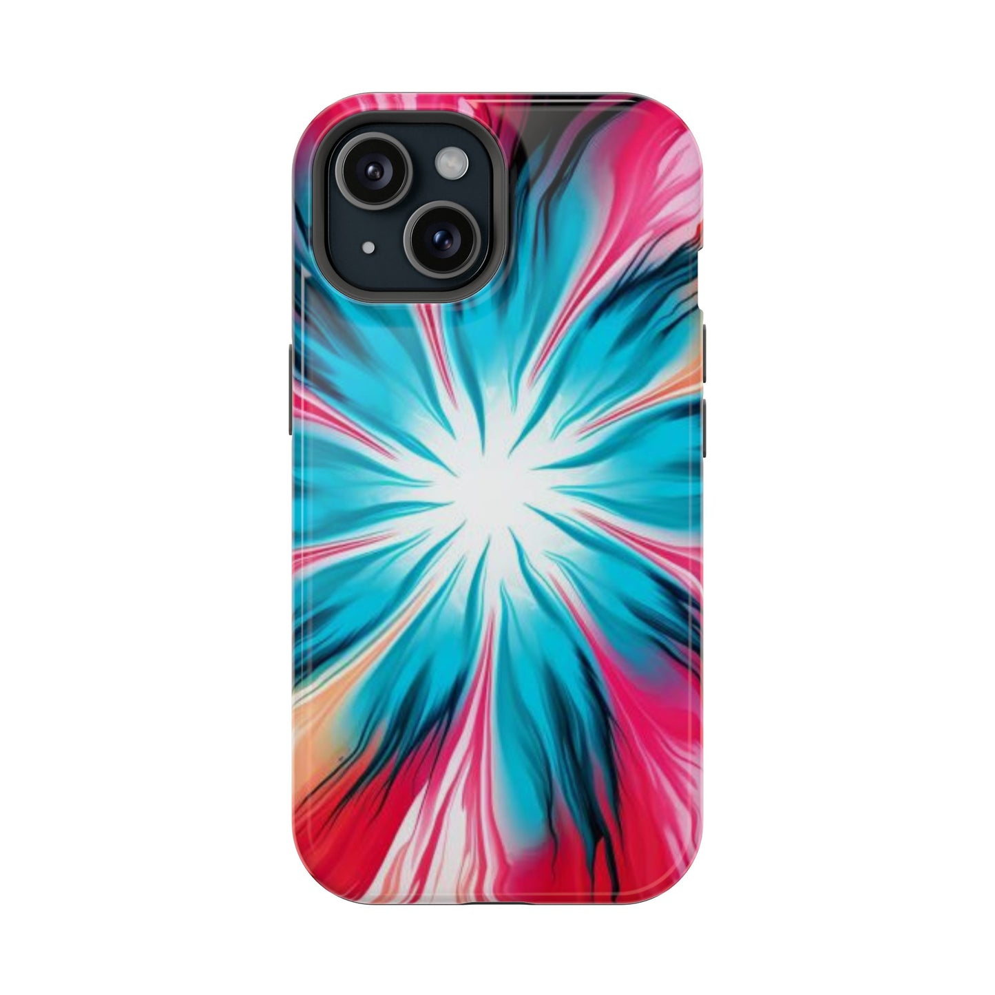 Floral tie-dye Magnetic Tough Cases