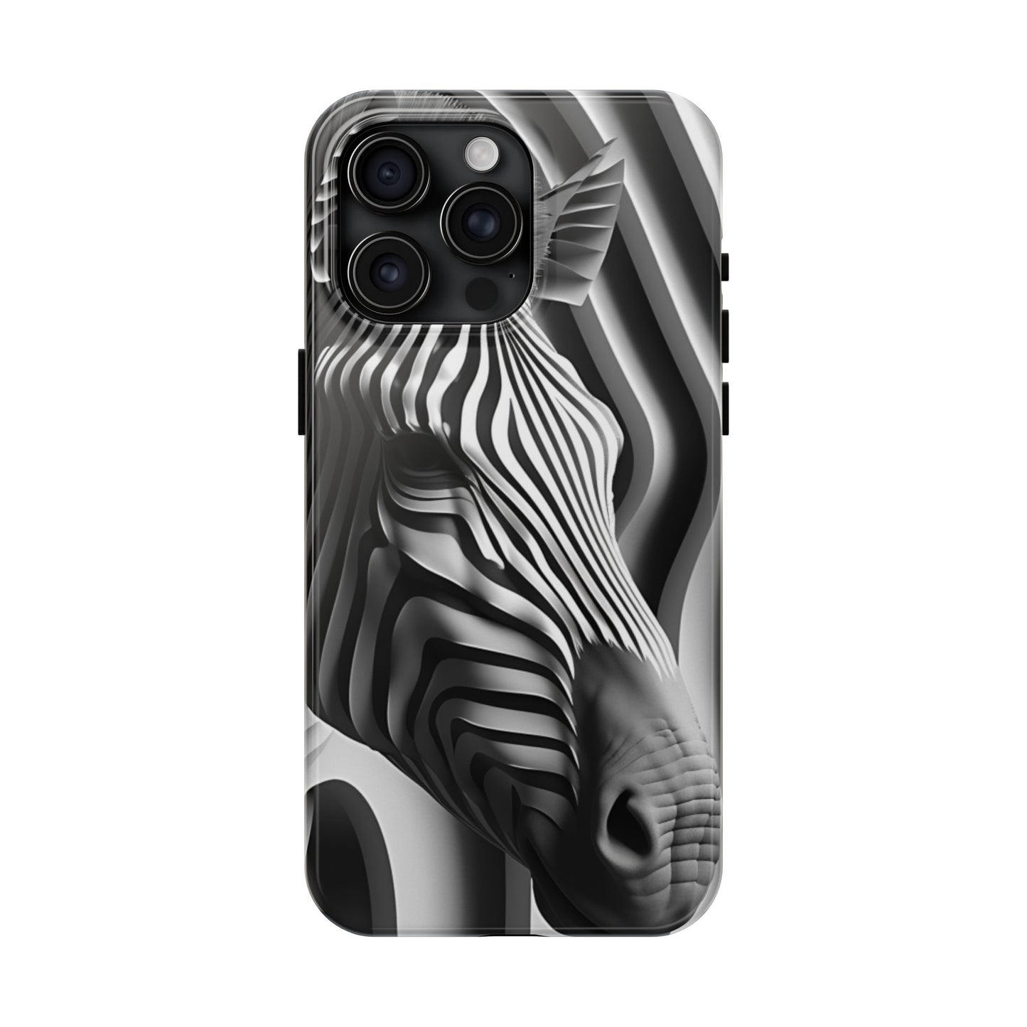 Sophisticated Zebra Pattern Monochrome