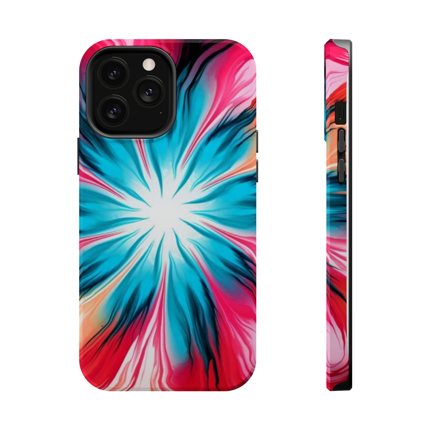 Floral tie-dye Magnetic Tough Cases