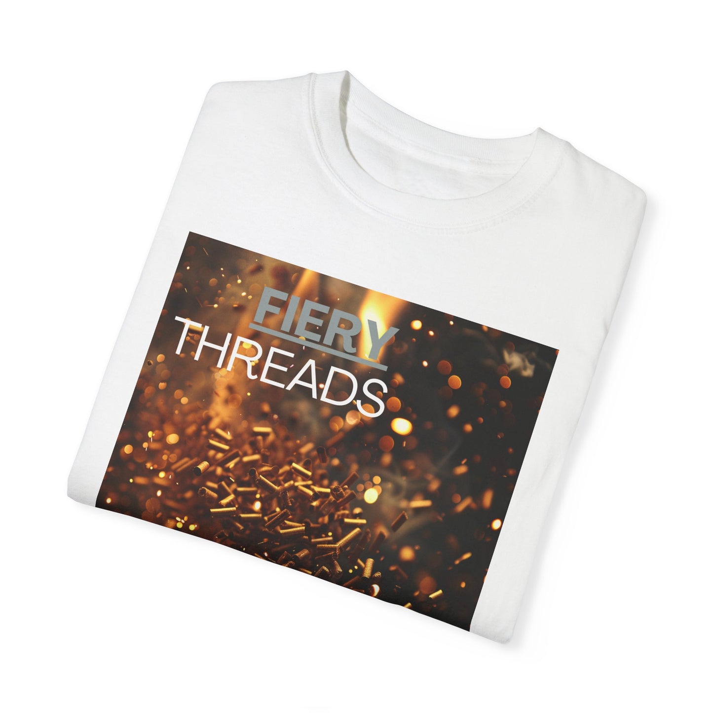 Fiery Threads, a Unisex Garment-Dyed Comfy  T-shirt