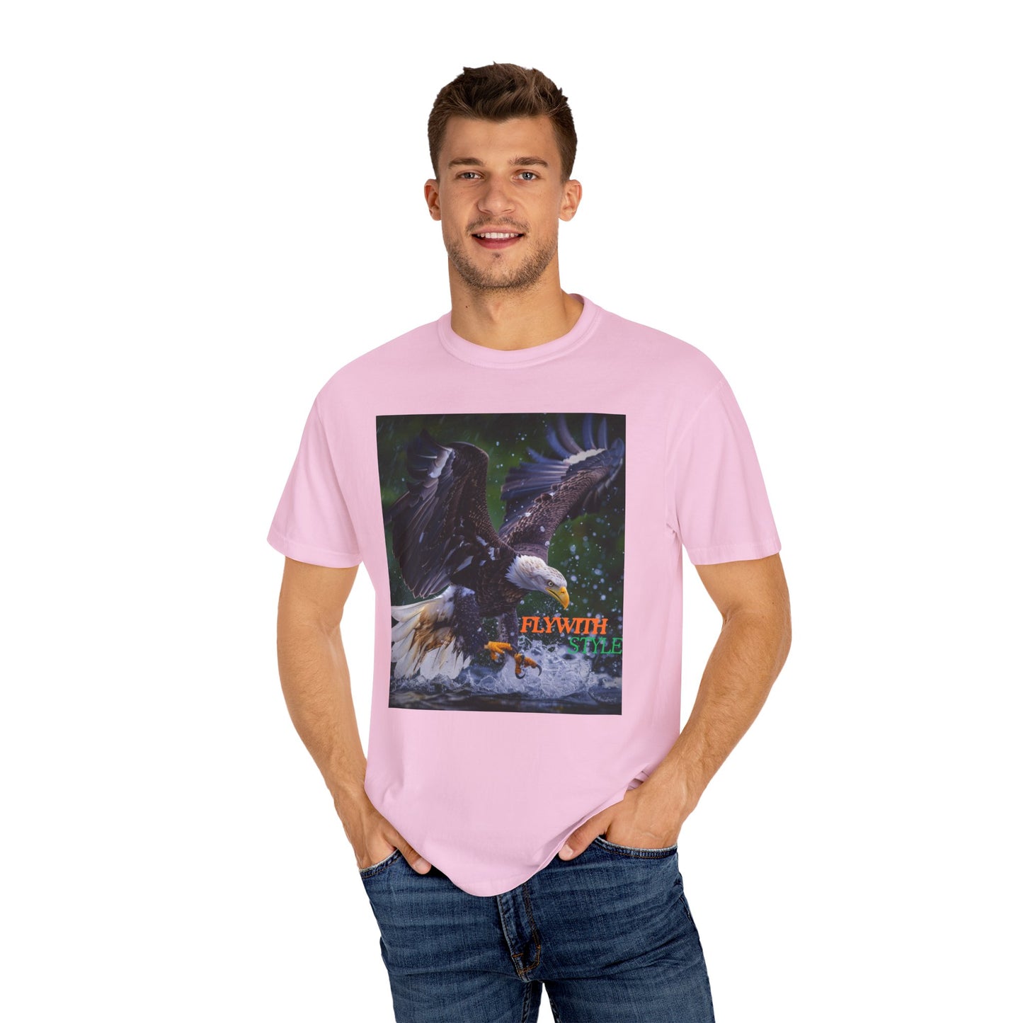 Flywith style, a Unisex Garment-Dyed T-shirt