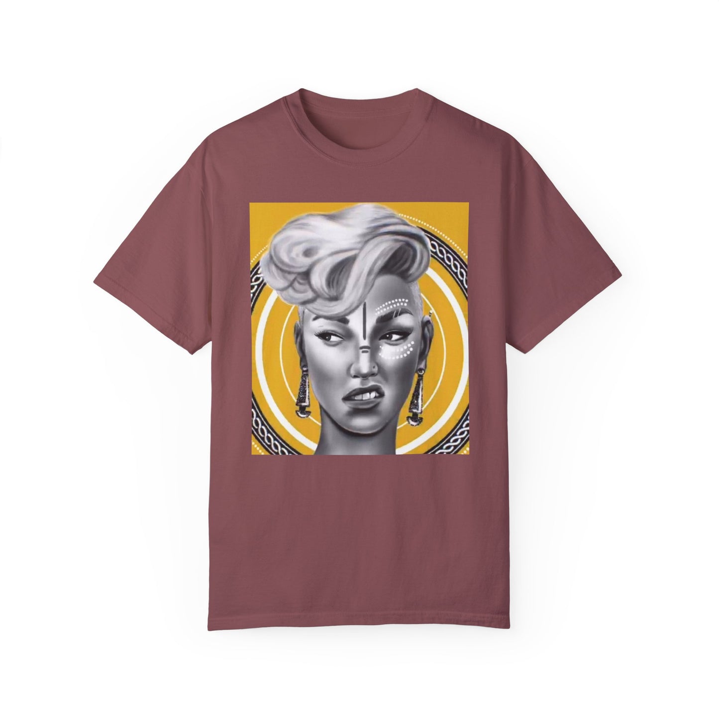 Poised Allure, a Unisex Garment-Dyed T-shirt