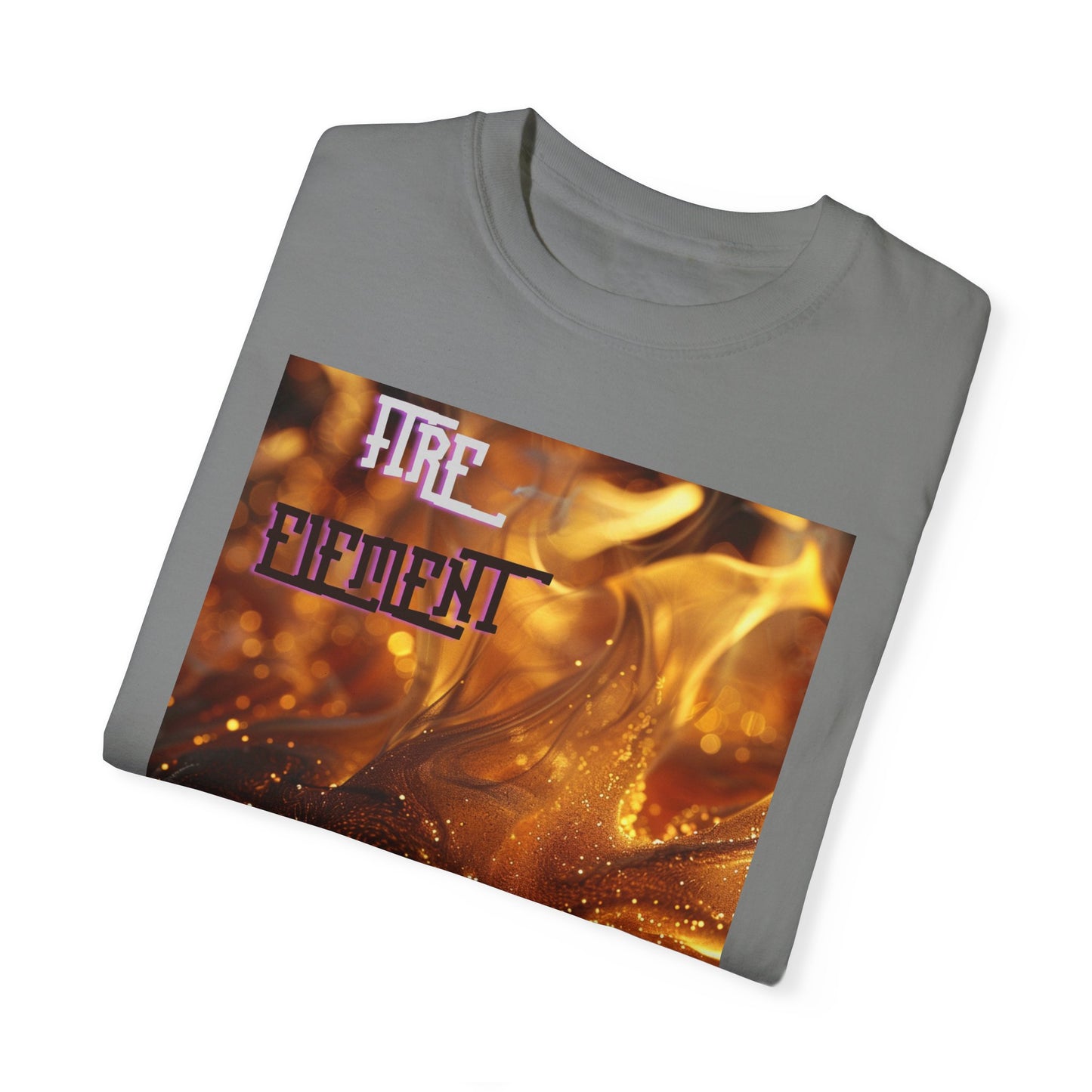 Fire Element, a Unisex Garment-Dyed T-shirt