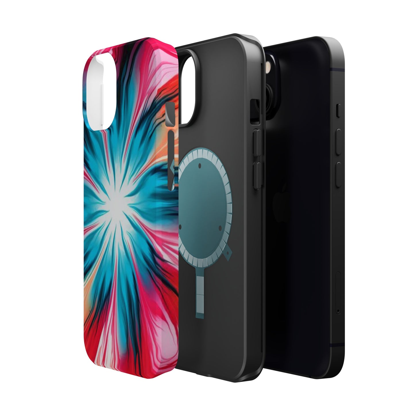 Floral tie-dye Magnetic Tough Cases