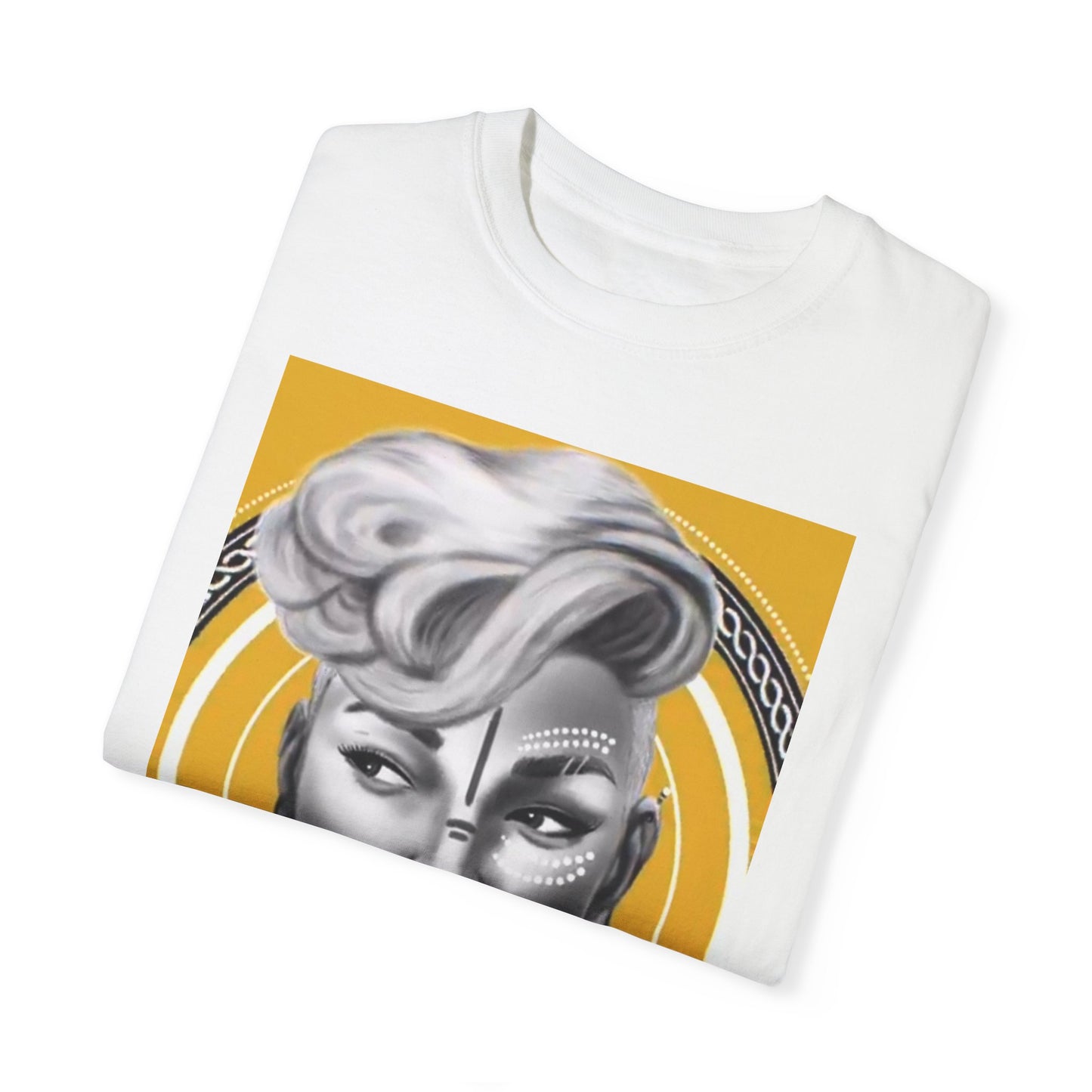 Poised Allure, a Unisex Garment-Dyed T-shirt