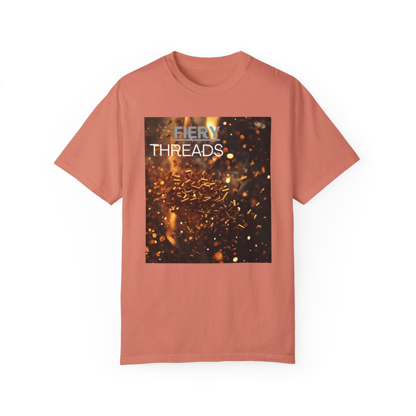 Fiery Threads, a Unisex Garment-Dyed Comfy  T-shirt