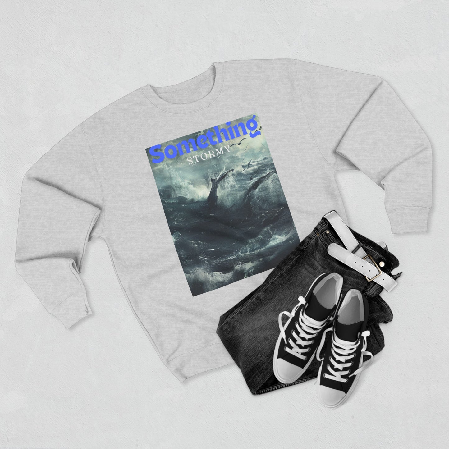 something stormy, Unisex Crewneck Sweatshirt