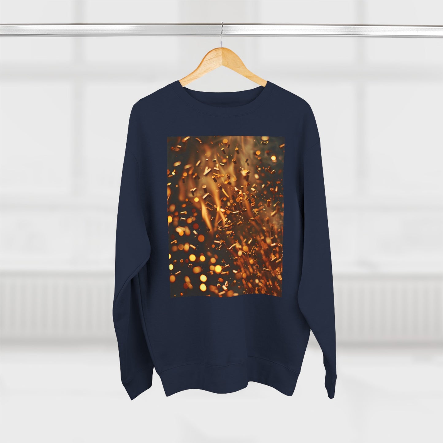 Fire pellets, a Unisex Crewneck Sweatshirt