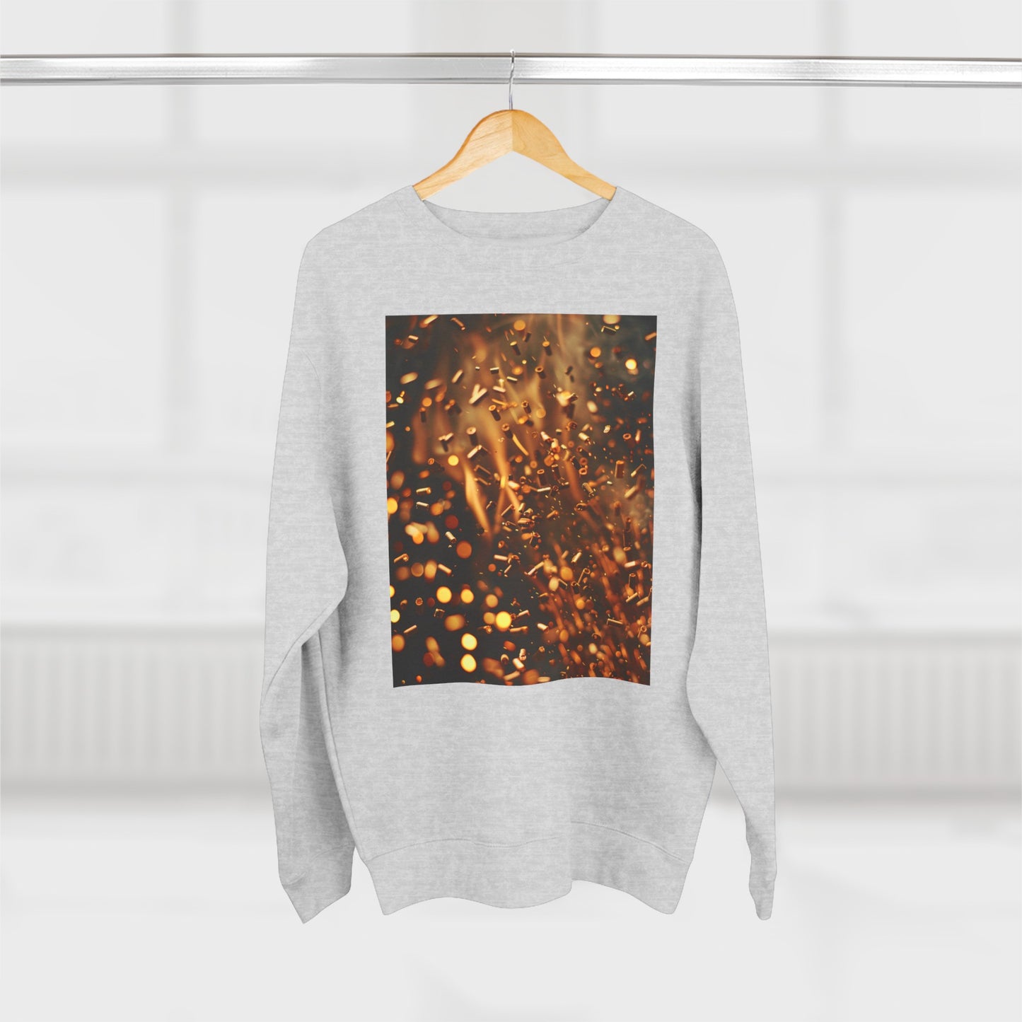 Fire pellets, a Unisex Crewneck Sweatshirt