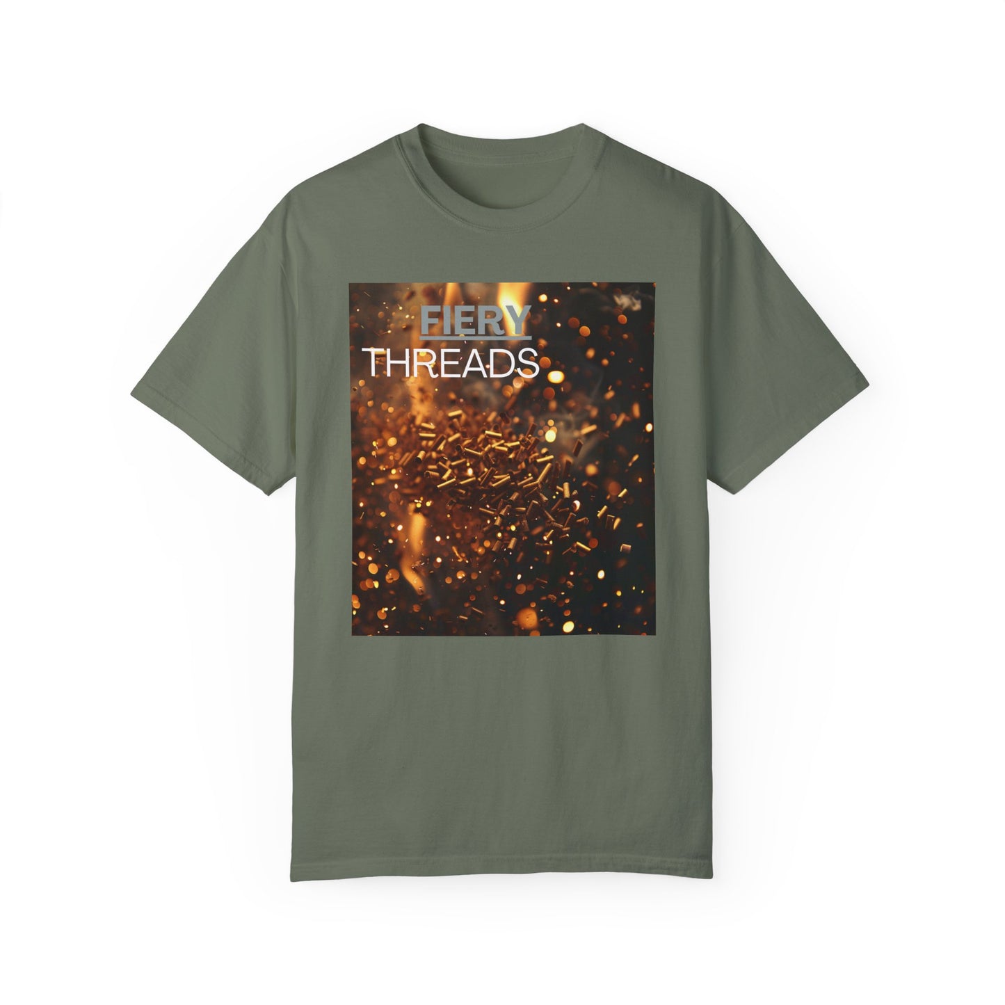 Fiery Threads, a Unisex Garment-Dyed Comfy  T-shirt