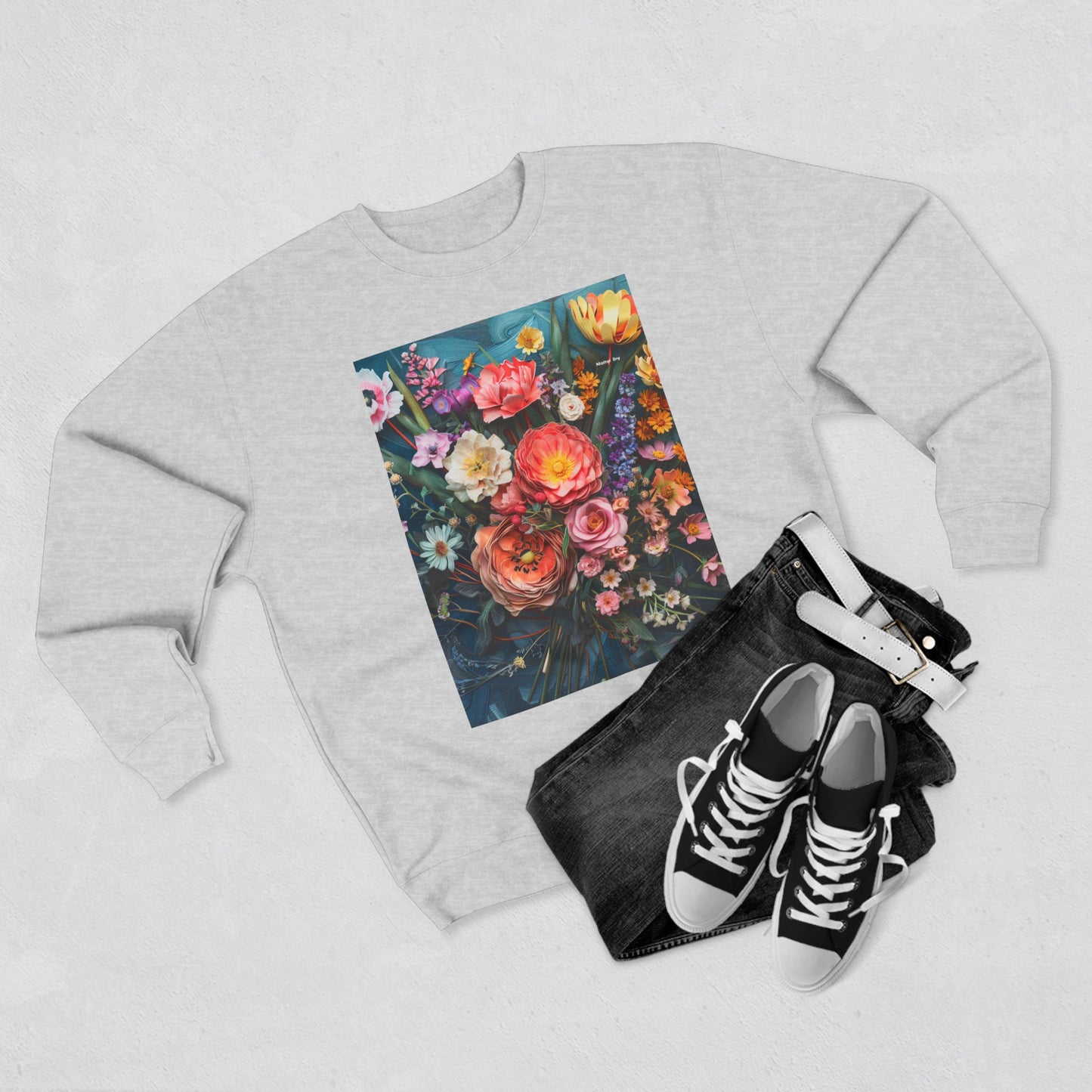 Spring Blossoms, a Unisex Crewneck Sweatshirt