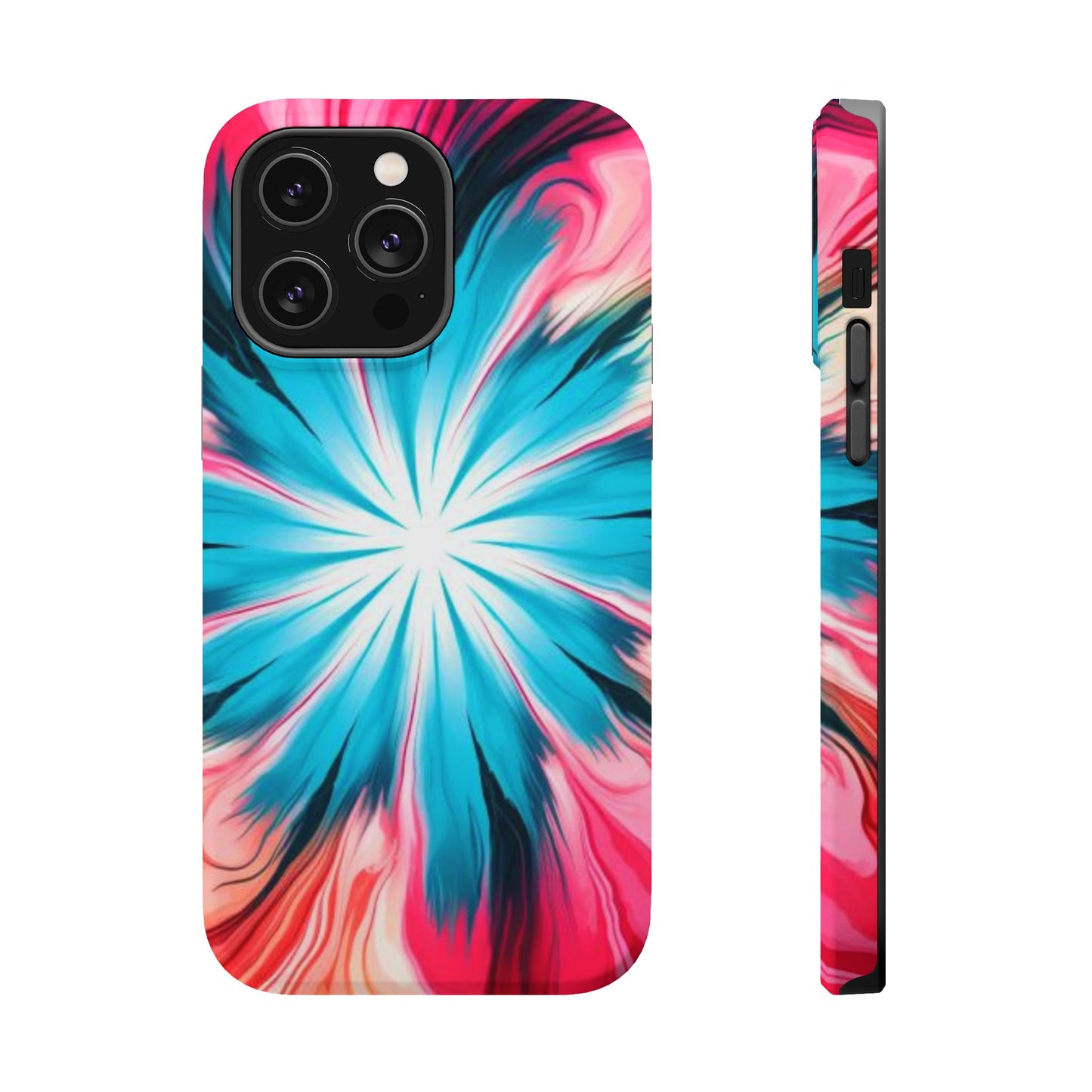 middle swirl tie-dye Magnetic Tough Cases