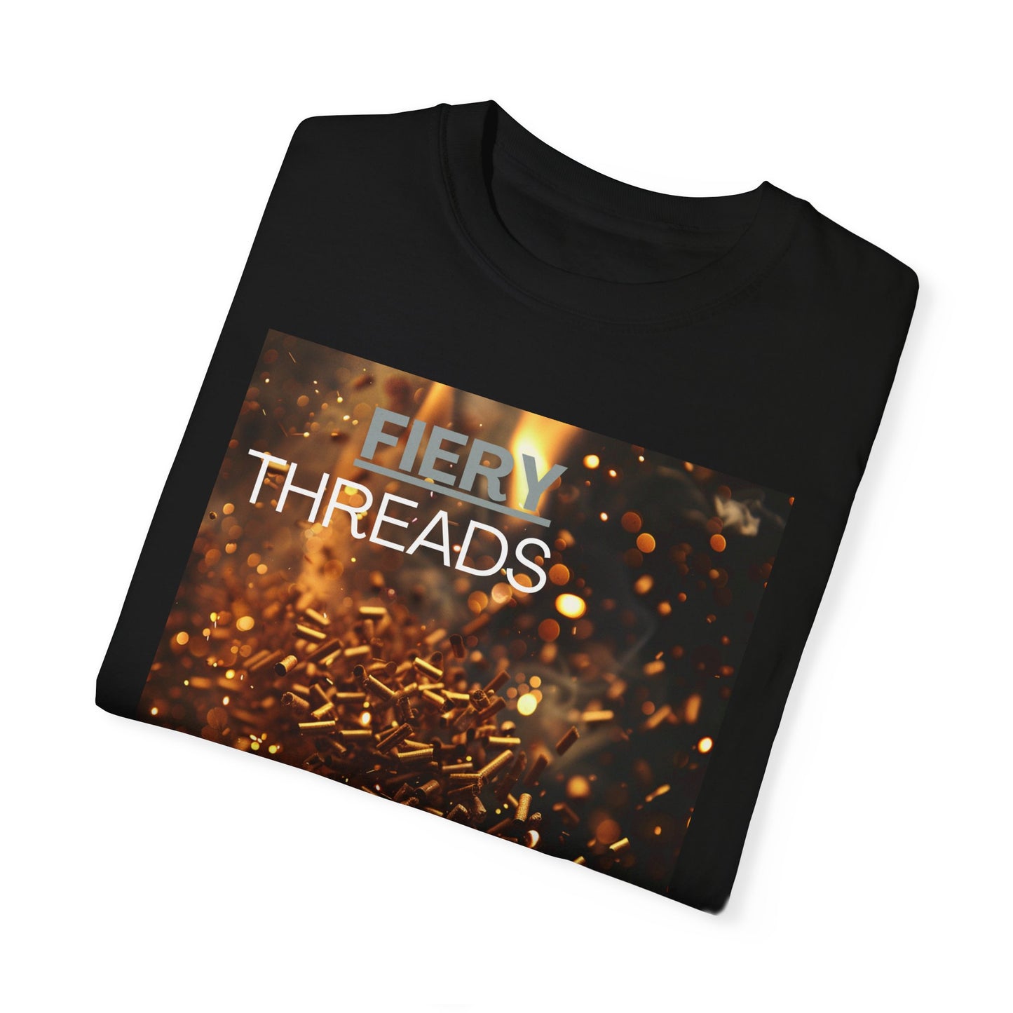 Fiery Threads, a Unisex Garment-Dyed Comfy  T-shirt