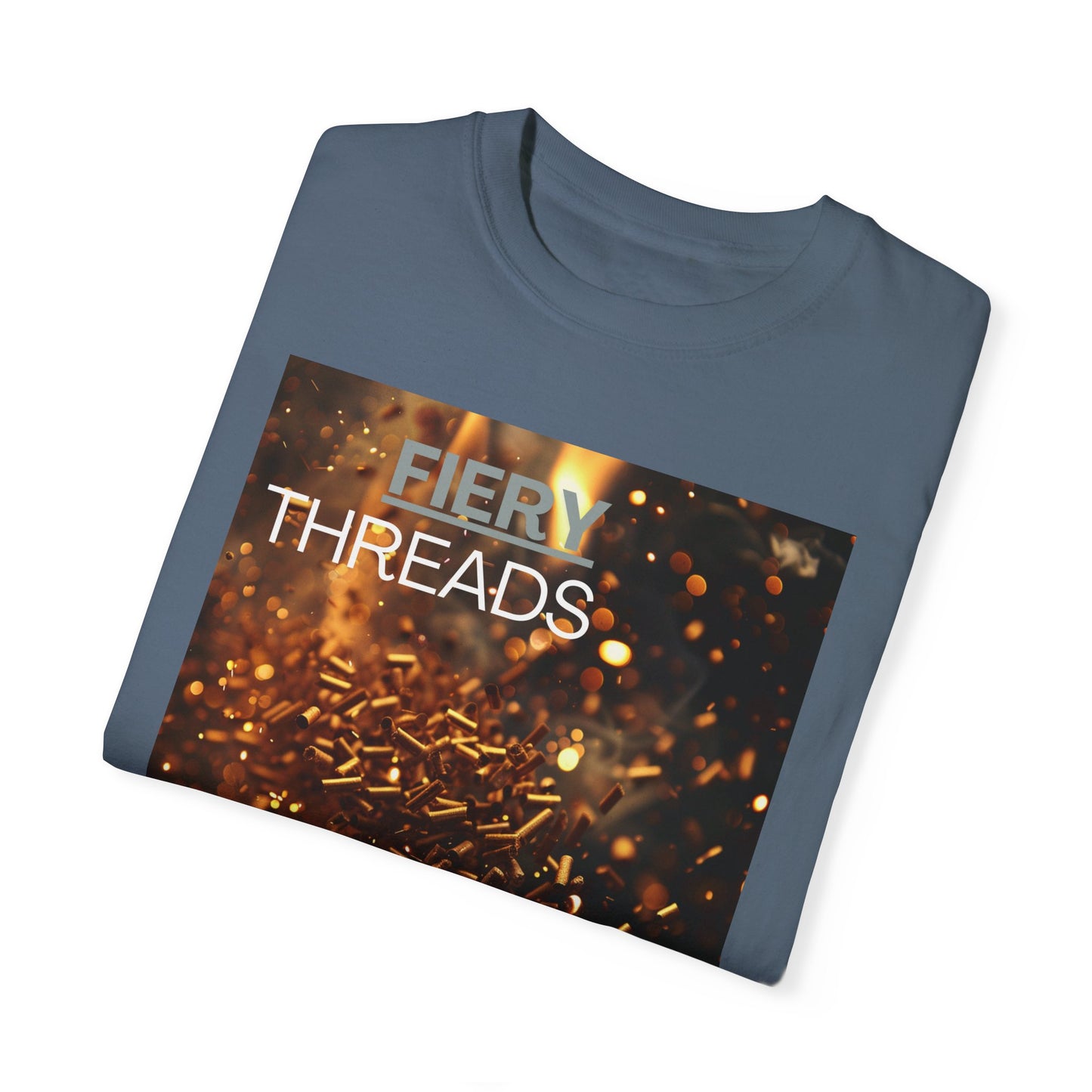 Fiery Threads, a Unisex Garment-Dyed Comfy  T-shirt