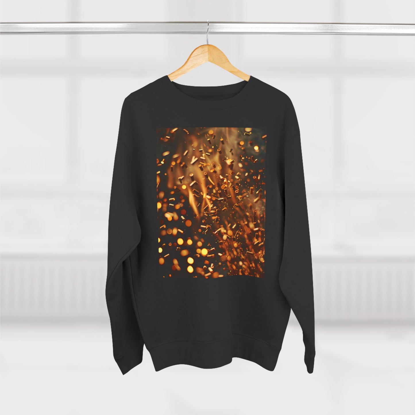 Fire pellets, a Unisex Crewneck Sweatshirt