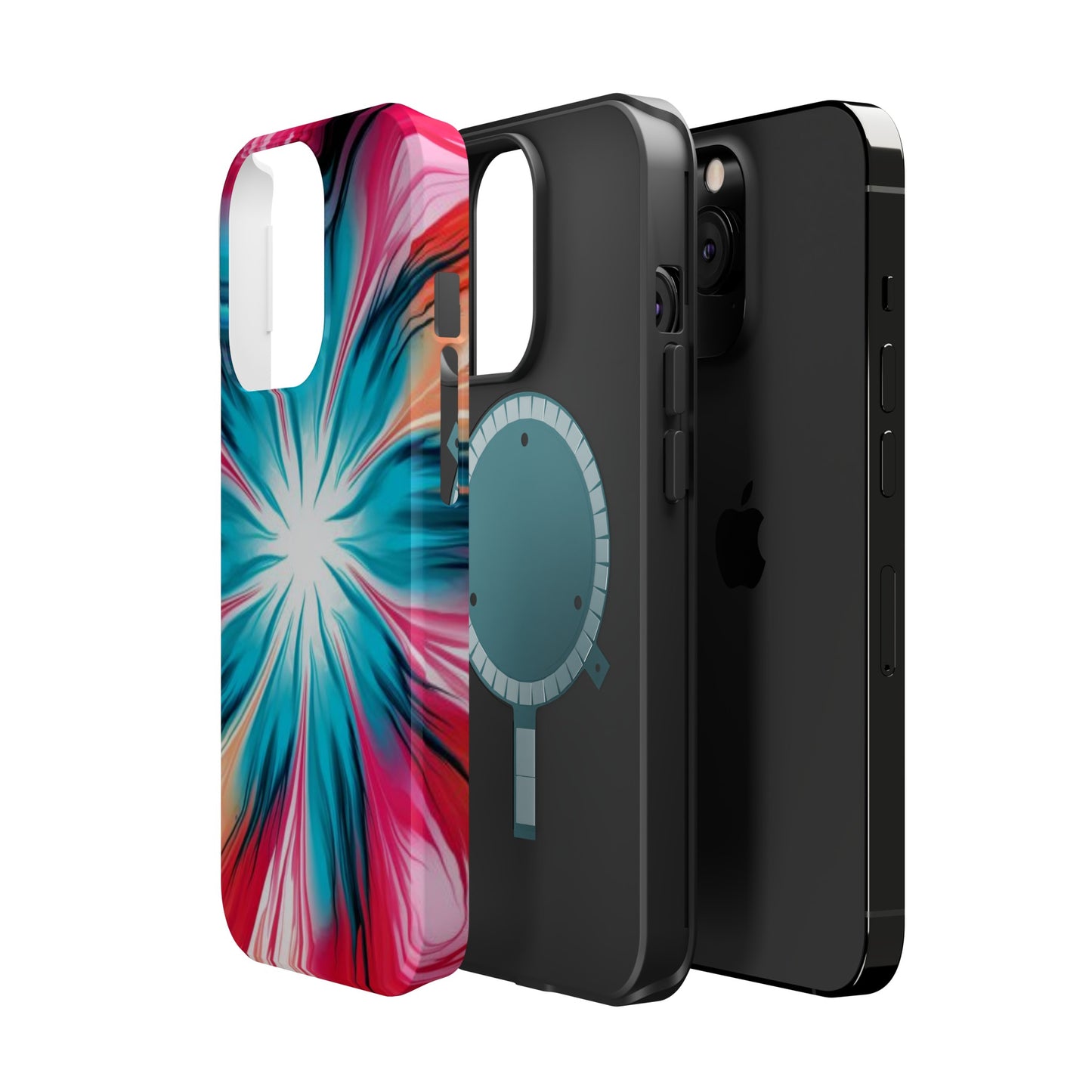 Floral tie-dye Magnetic Tough Cases