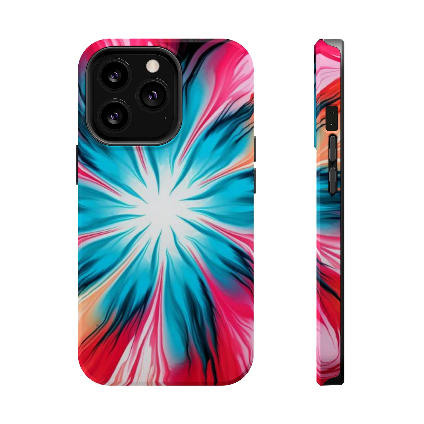 Floral tie-dye Magnetic Tough Cases