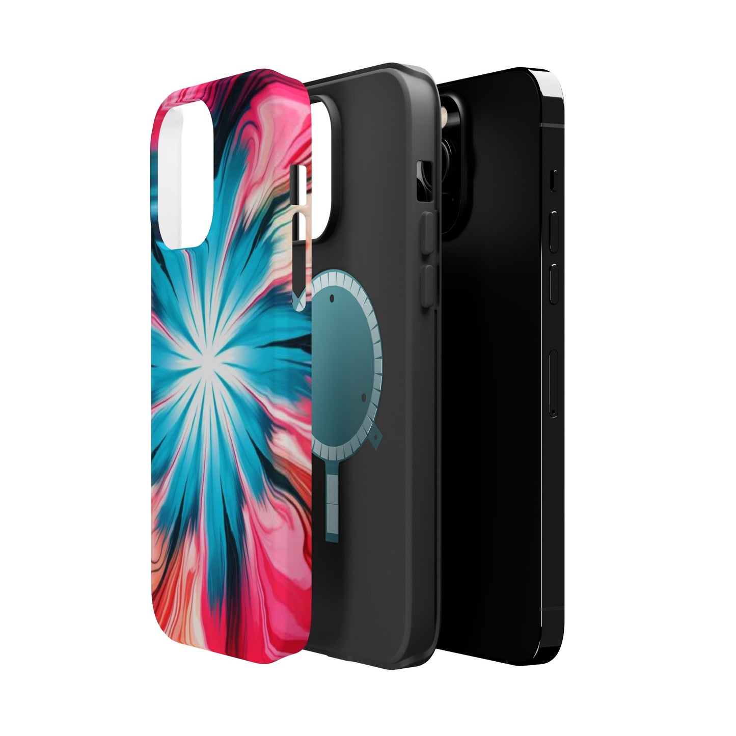 middle swirl tie-dye Magnetic Tough Cases