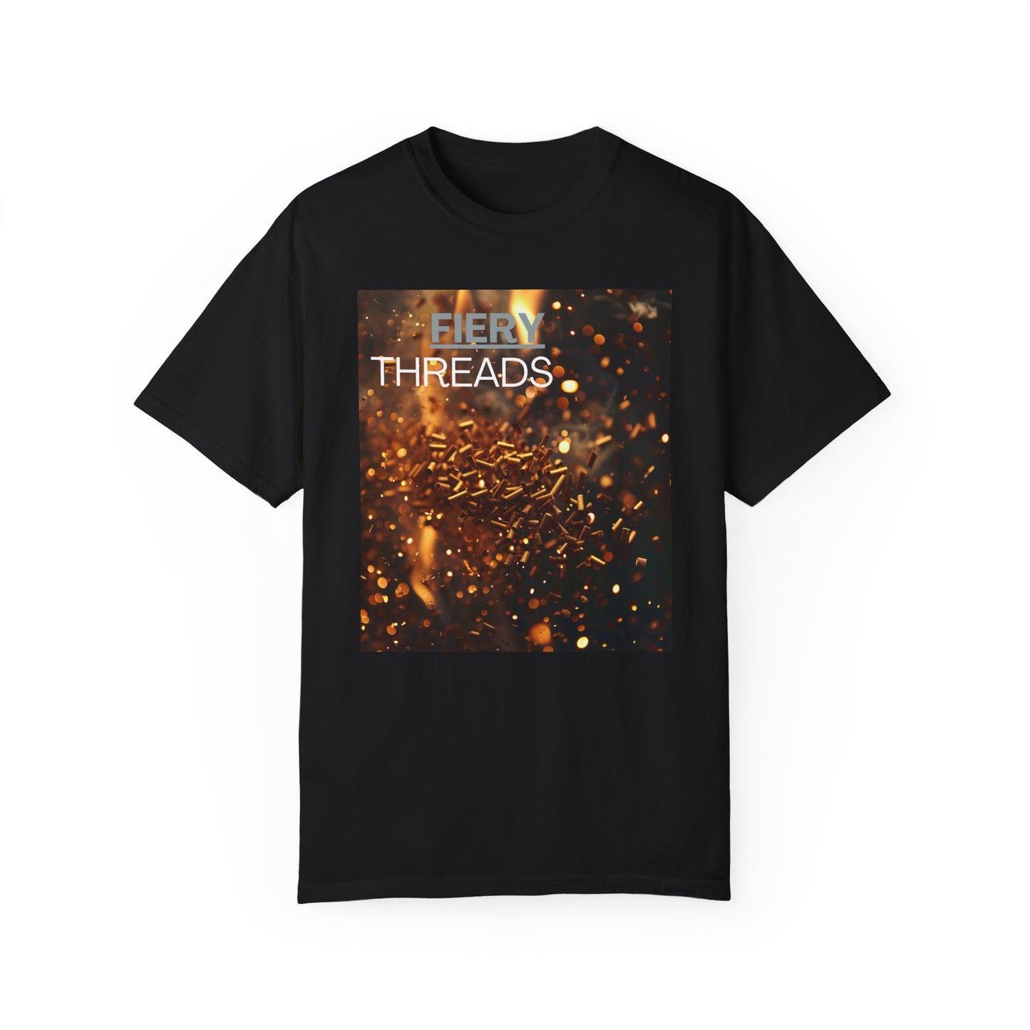 Fiery Threads, a Unisex Garment-Dyed Comfy  T-shirt