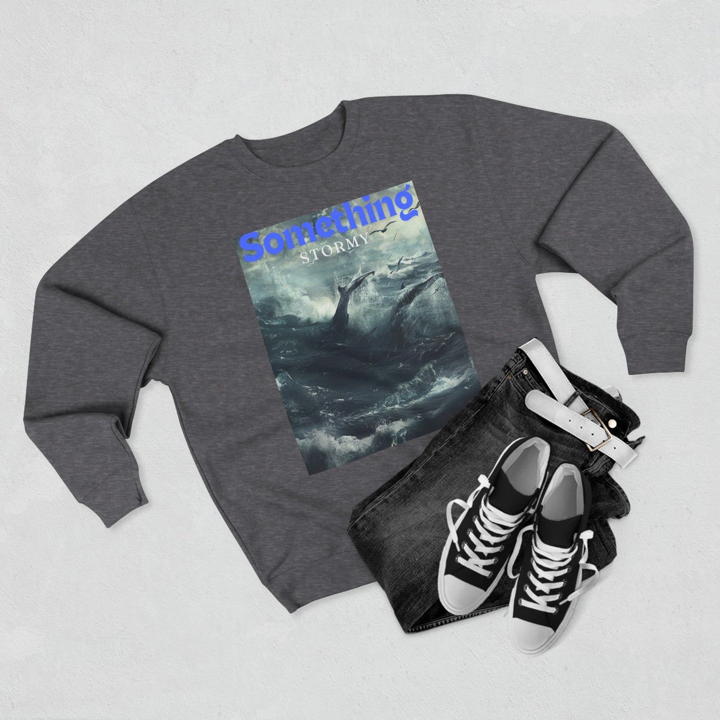 something stormy, Unisex Crewneck Sweatshirt