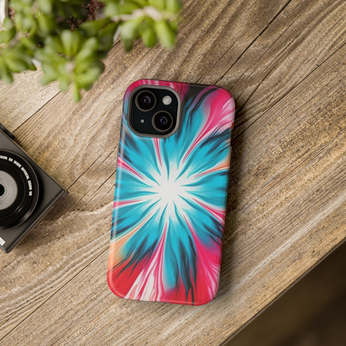 Floral tie-dye Magnetic Tough Cases