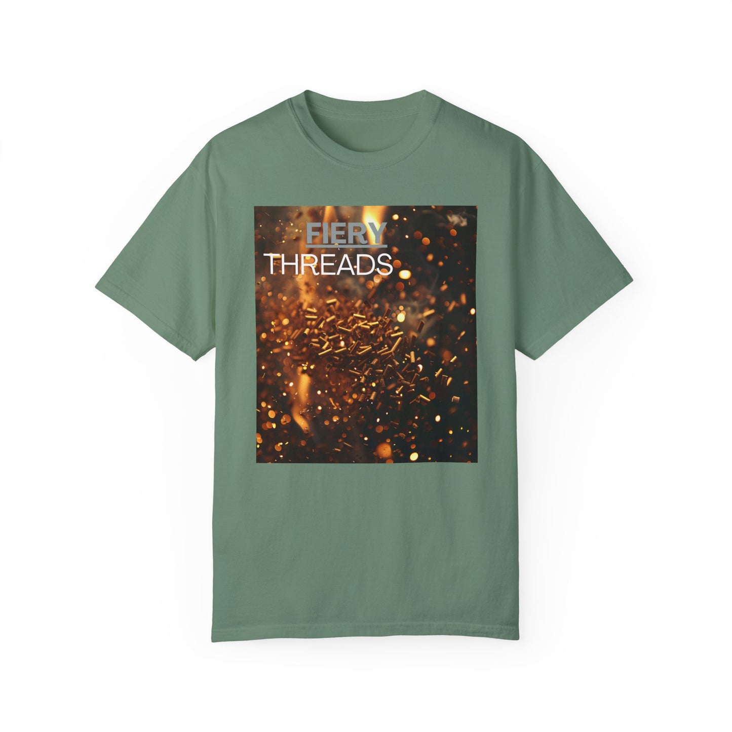 Fiery Threads, a Unisex Garment-Dyed Comfy  T-shirt