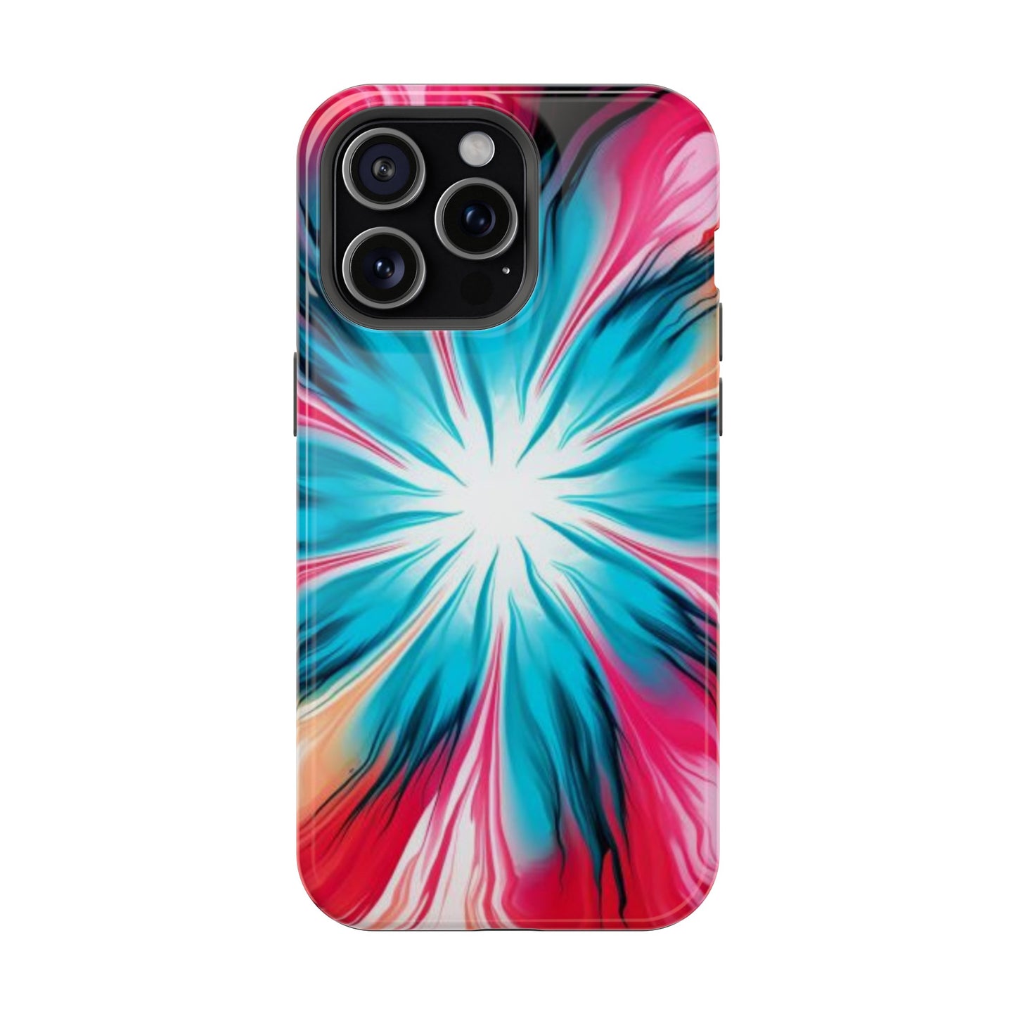 Floral tie-dye Magnetic Tough Cases