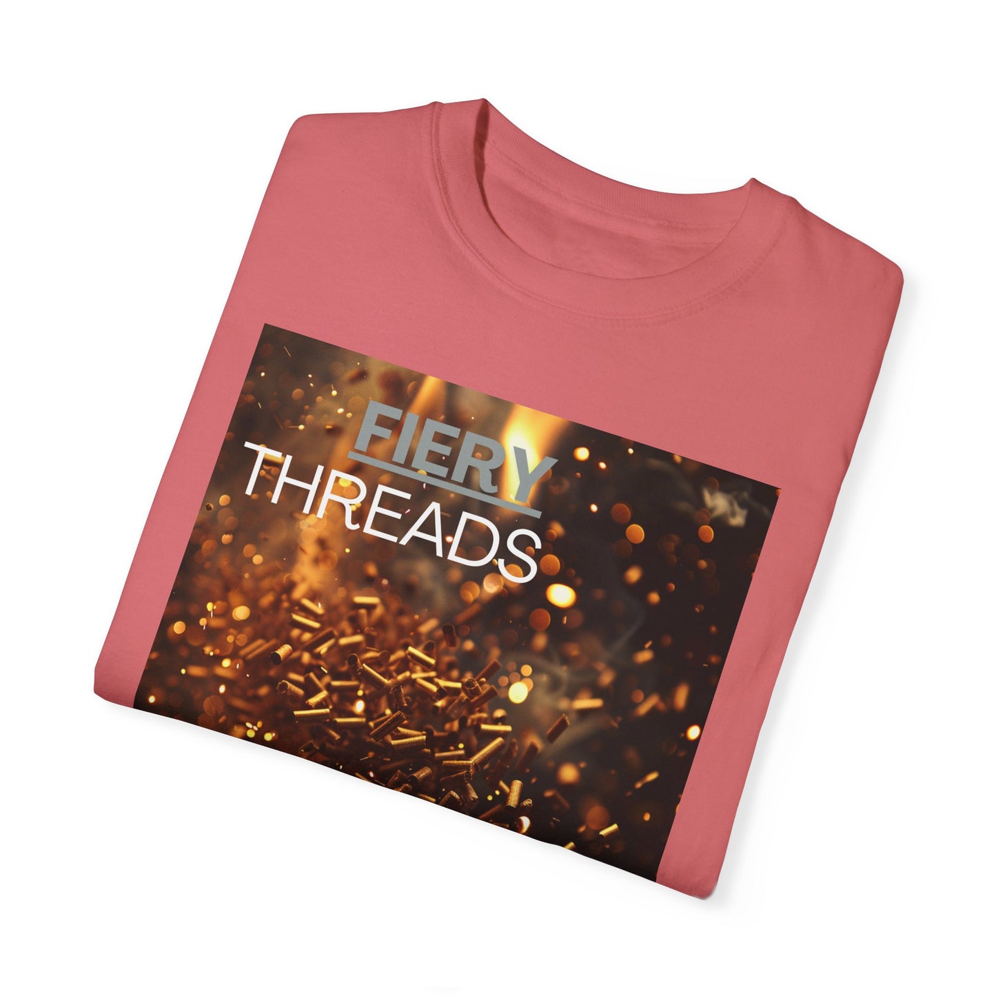 Fiery Threads, a Unisex Garment-Dyed Comfy  T-shirt