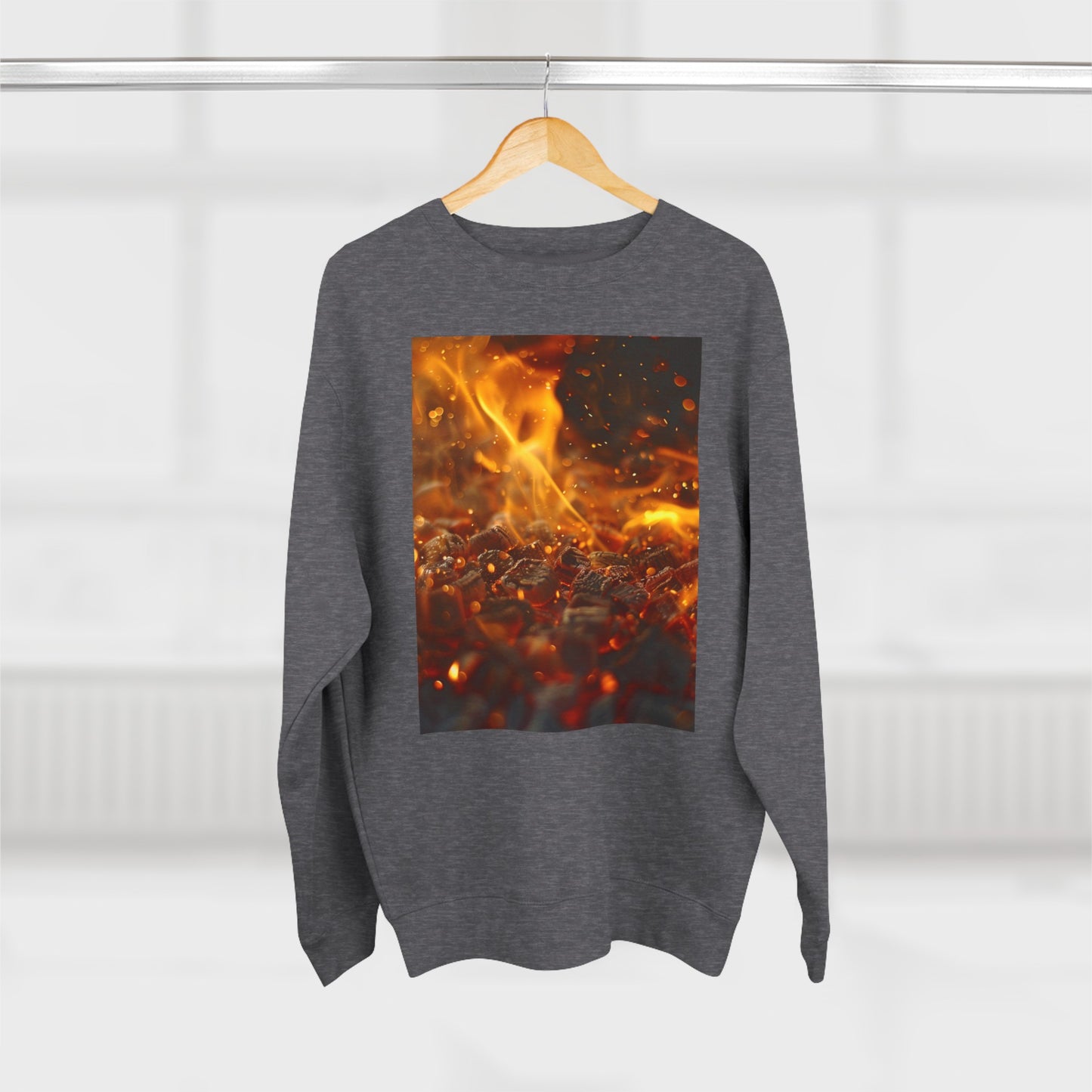 Volcano vibes,  a Unisex Crewneck Sweatshirt