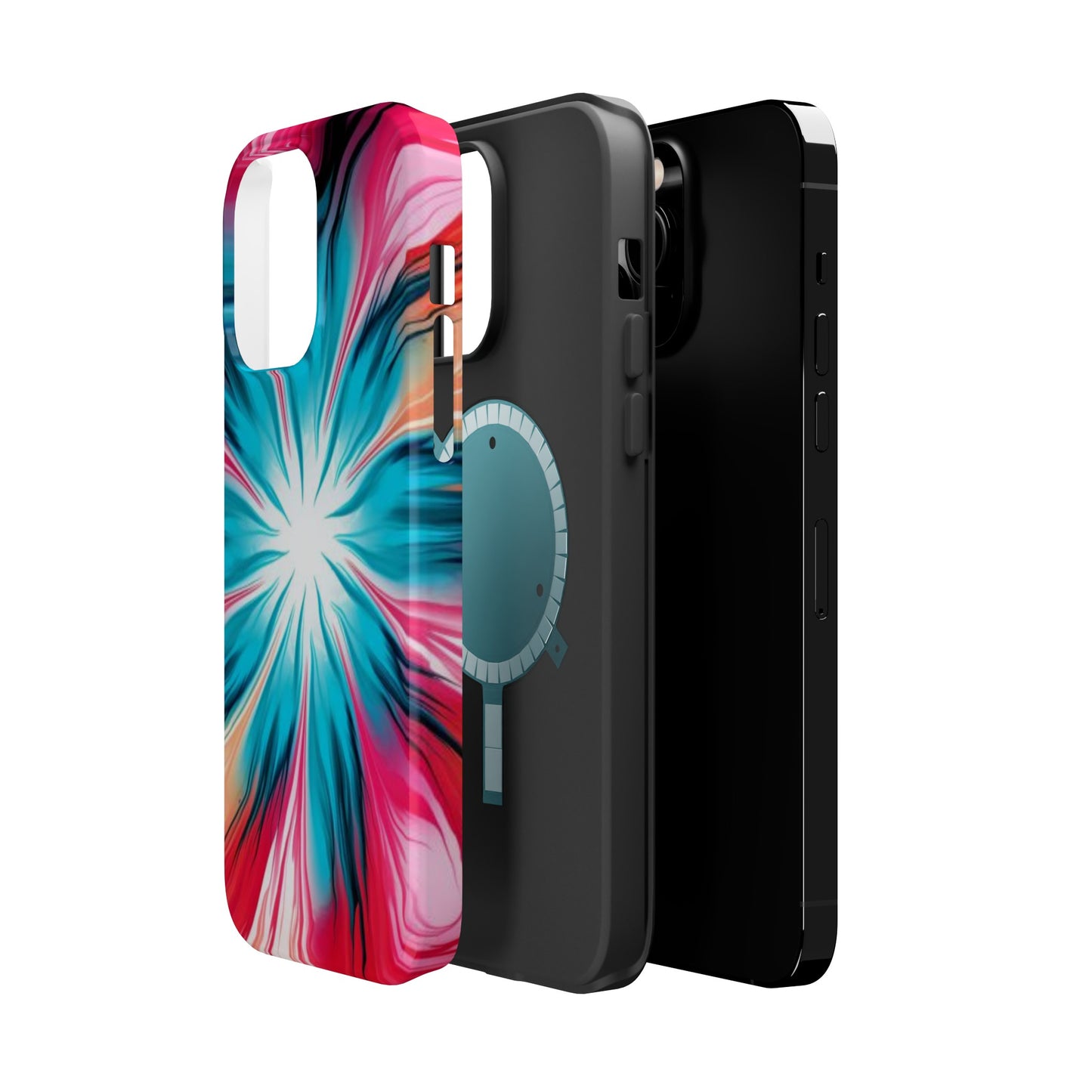 Floral tie-dye Magnetic Tough Cases