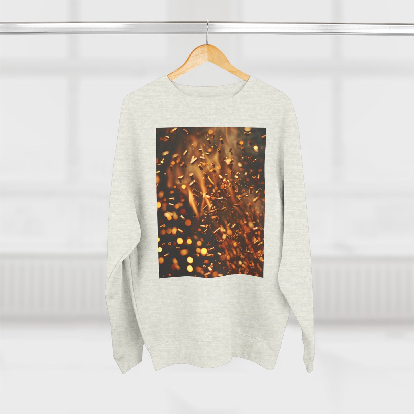 Fire pellets, a Unisex Crewneck Sweatshirt