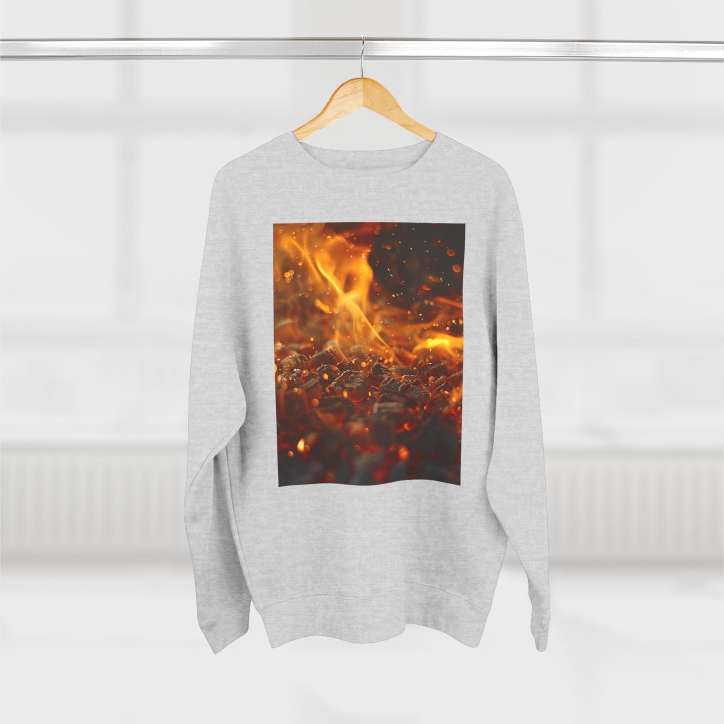 Volcano vibes,  a Unisex Crewneck Sweatshirt