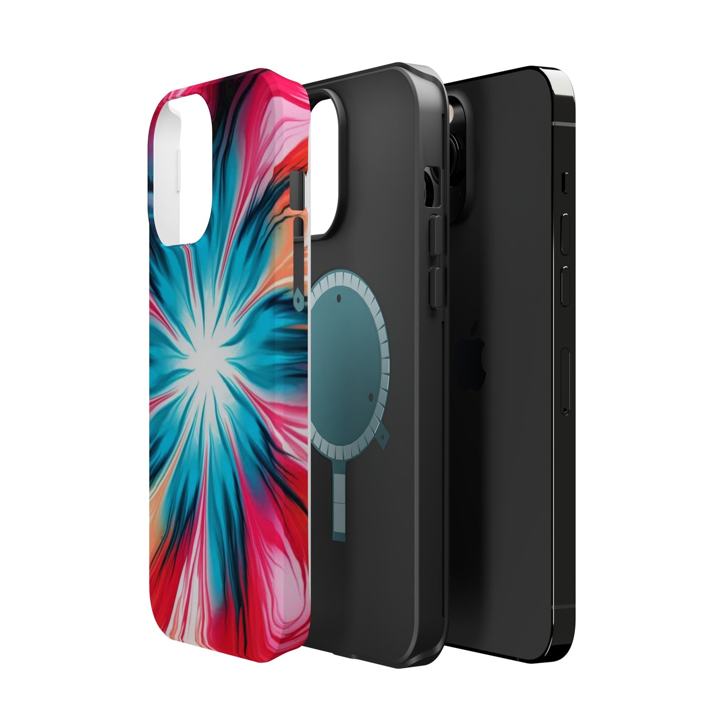 Floral tie-dye Magnetic Tough Cases